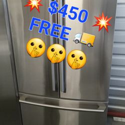 Refrigerator Electrolux  22.2 ft³ French Door Bottom Freezer  Counter Depth Stainless FREE Delivery 