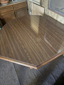 wooden table