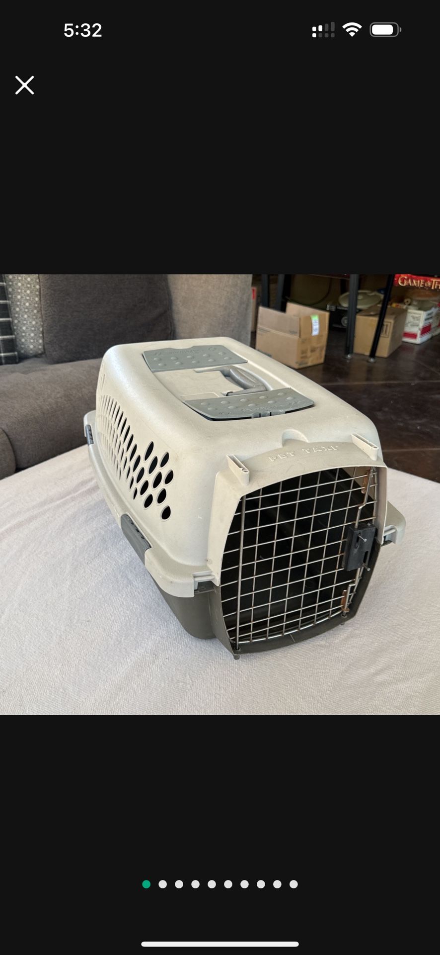 Pet Crate, Pet Taxi Made By Pet Mate For Small Pets In Very Good Condition
