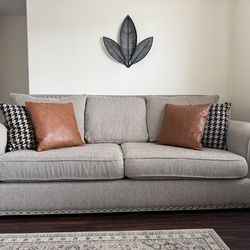 Sofas / Couches Set, One 3 Person & 2 Person, Darker Khaki Primary Color