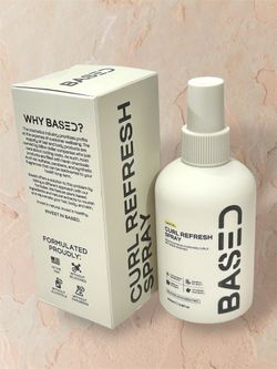 BASED BODYWORKS Curl Refresh Spray 6.8oz Hair Hydrating Curl Reviver NIB