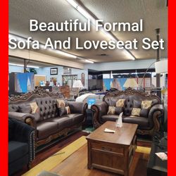 😍 Formal Sofa and Loveseat Set