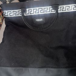 “New Versace Parfums Black Canvas Tote – Limited Edition”