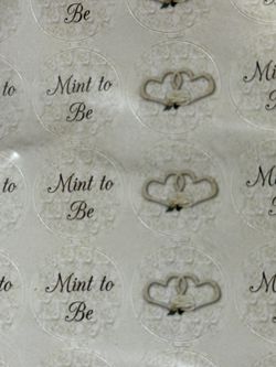 Mint To Be Wedding Stickers