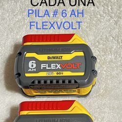 $ 100 PRECIO FIJO  CADA UNA PILAS  FLEXVOLT NUEVAS