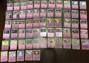 (Come as shown) 57 Pokémon card bundle