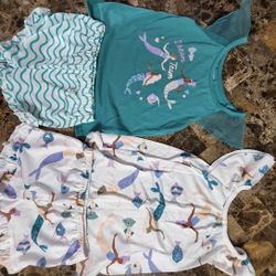 Mermaid Pj Bundle Sz 5T * New*