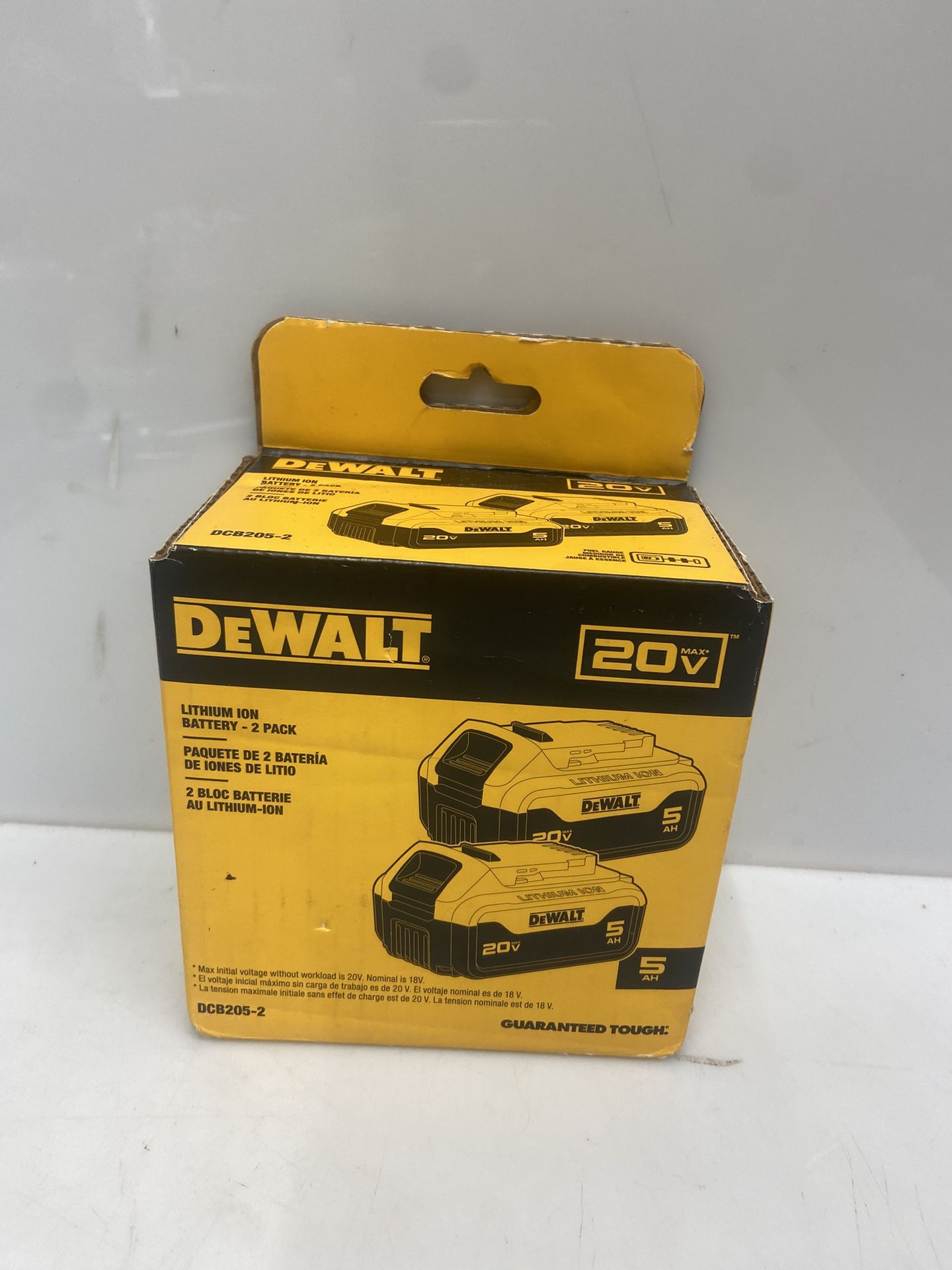 20V MAX Premium Lithium-Ion 5.0Ah Battery Pack (2 Pack)