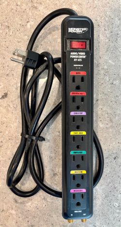 Monster Power AV 625 Surge Protector PowerCenter – Tested & Working