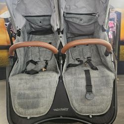 Valcobaby Double Seated Stroller