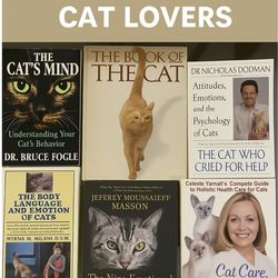 Cat Pack For Cat Lovers- 6 Book Cat Care Set