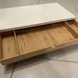 IKEA Monitor Stand Organizer w Drawer - Elloven 