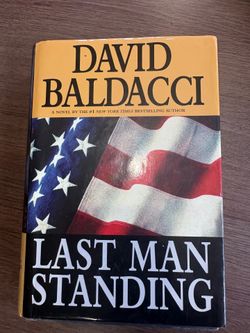 David Baldacci Last Man Standing Hardcover 2001 Thriller Fiction w/ Dust Jacket