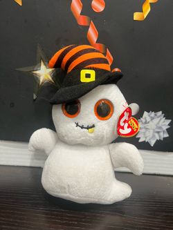 TY BEANIE BOOS NIGHTCAP THE HALLOWEEN GHOST - WITH TAGS