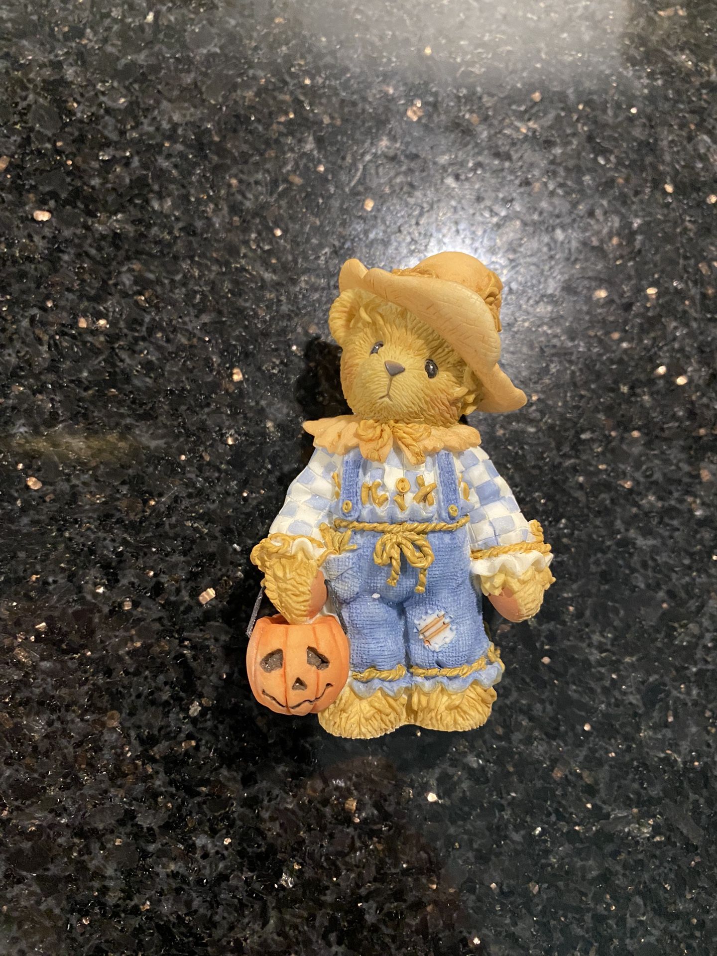 Priscilla Hillman Cherished Teddies Tom Scarecrow Figurine Your Smile Is A Treat