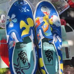 VANS SPONGEBOB SHOES 7.5