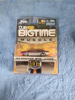 Jada Dub City Bigtime Muscle 69 1969 Pontiac GTO Judge Purple Diecast 1/64 Scale