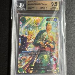 Roronoa Zoro PRB02-006(SP) Azure Sea’s Seven Beckett 9.5