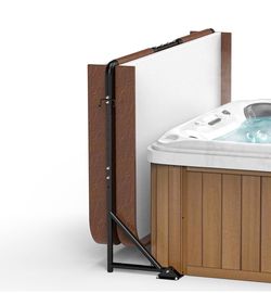 Hot Tub Cover Lifter Spa Cover Lifter Removal System Adjustable Height and Width Hot Tub Lid Lifter Under Mount Fit for Most Spa Hot Tubs 