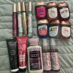 BATHS&bodyworks lotion,hand Sanitizer, Mini Perfume 