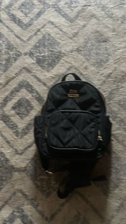 mini steve madden bag black and gold