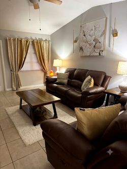 Leather Living Room Set