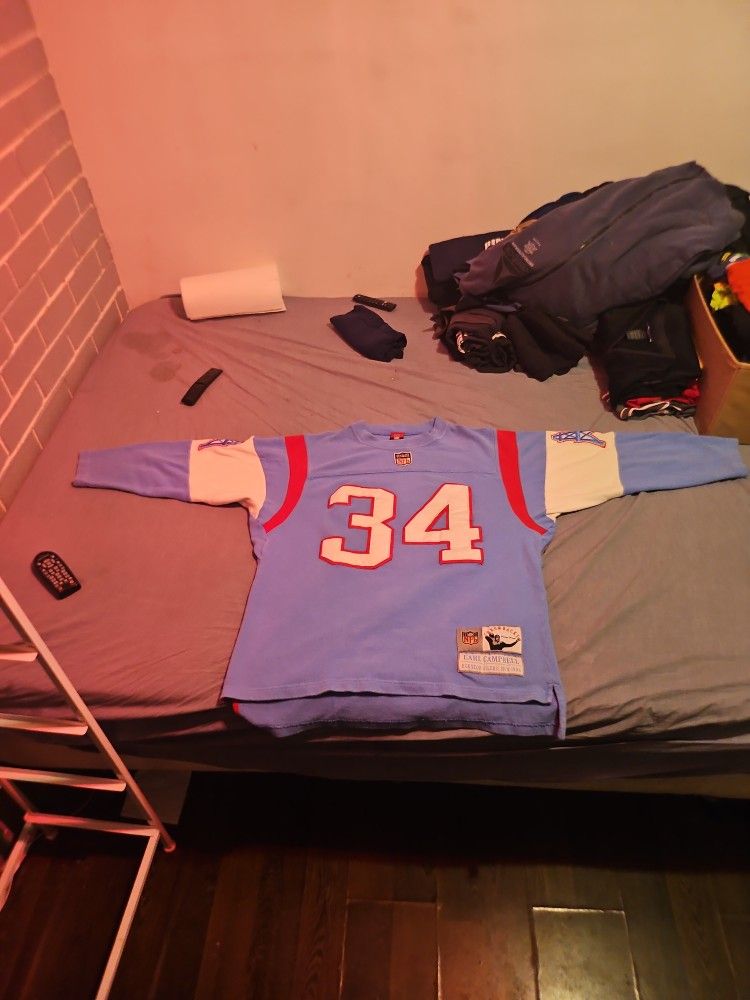 NFL Sweater Jersey Campbell LARGE OILERS ⁰