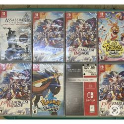 NINTENDO SWITCH ASSORTED GAME LOT($45ea)