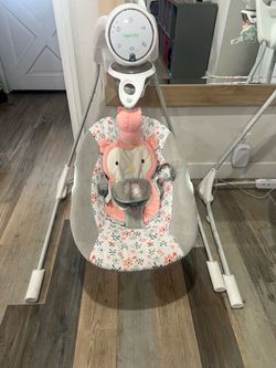 Ingenuity InLighten 5-Speed Electric Baby Swing for Infant