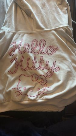 White & Pink Hello Kitty Sweatsuit Worn Once