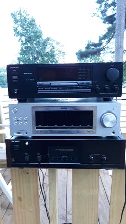 Two receivers and one amp ,all working 70 dollars for all