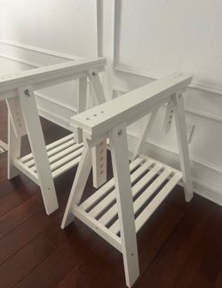 Adjustable Trestles with built in shelves