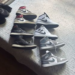 Size 13 Size 12, Jordans One DM IF WANTING TO BUY ONE OR ALL 