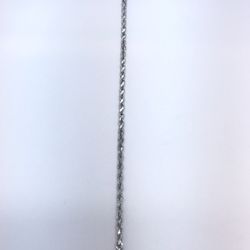 White Gold Rope Bracelet New 