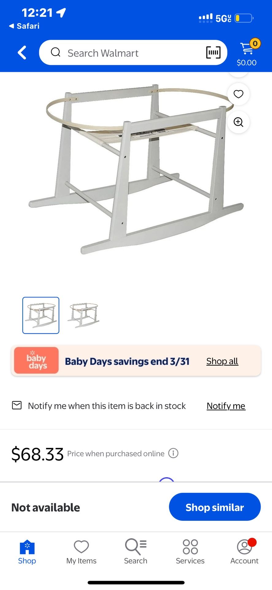 Jolly Jumper Rocking Basket Stand