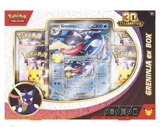 Greninja Pokemon 30th Celebration Ex Box