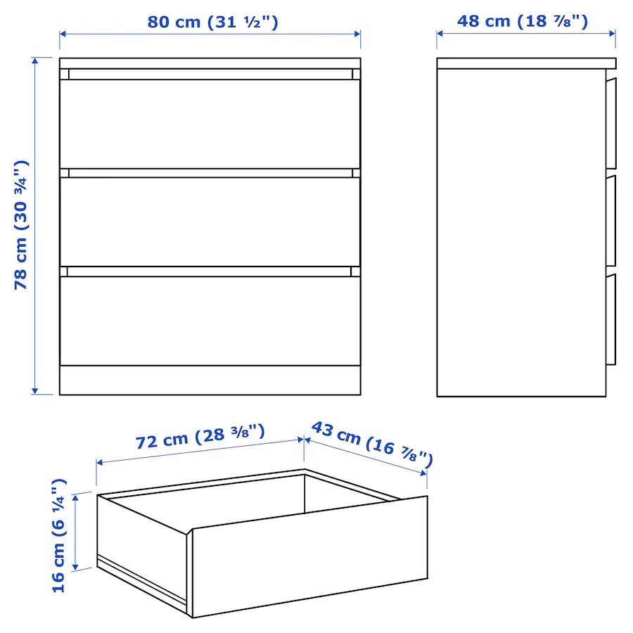 Chest of drawers