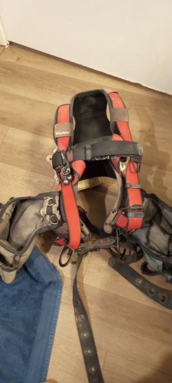 FallTech Full Body Safety Harness with tool  bags and pouch.
