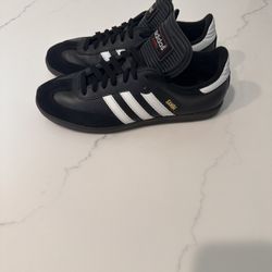 Adidas Samba Classic Black White Men’s Size 9.5 Leather Sneakers