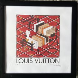 Vintage Louis Vuitton Paris Art Print