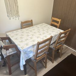 Table And 4 Chair