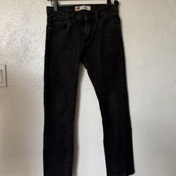Levi’s Strauss Signature Girls Black Jeans Size 12