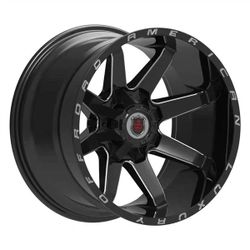 ON SALE AMERICAN LUXURY 20X12 5X139.7 5X150 WHEELS & 33125020 TIRES  (WE FINANCE)