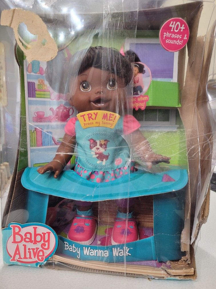 Baby Alive Wanna Walk African American