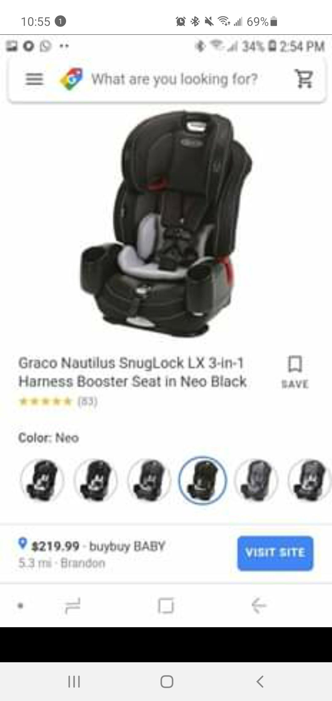 Graco all in 1 car seat