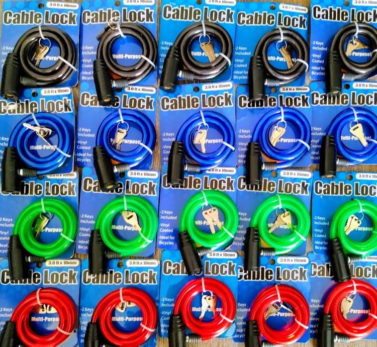 New Bike Cable Lock / Nuevo Candado Para Bicicleta