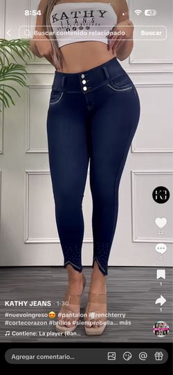 JEANS PUSH UP  SIZE M , XL