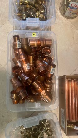 1” copper fittings $5ea