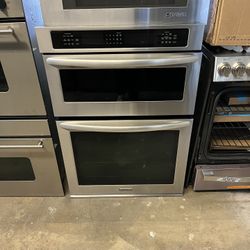 KITCHEN AID STAINLESS STEEL MICROWAVE / OVEN COMBO