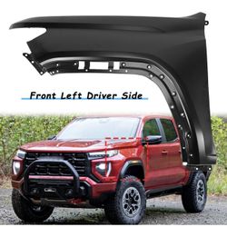Front Left Fender Compatible with 23-25 GMC Canyon Driver Side